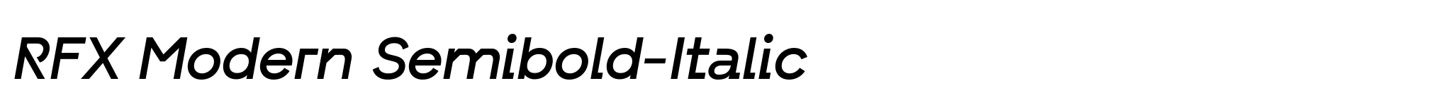 RFX Modern Semibold-Italic image